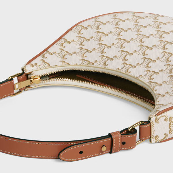 celine-ava-triomphe-toile-calfskin-trim-bag - Image 2