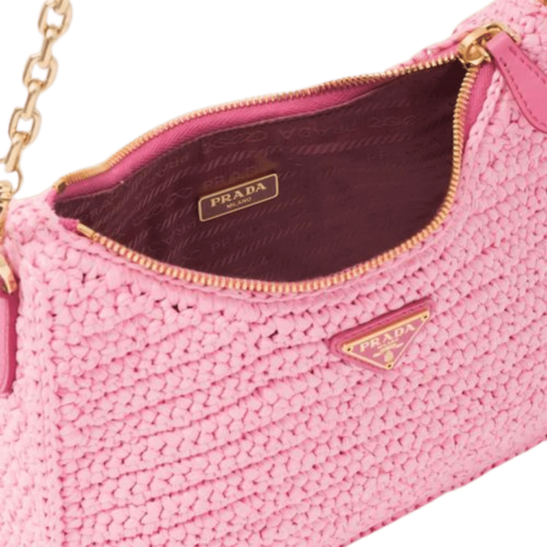 Prada Re-Edition 2005 Raffia Bag - Image 5