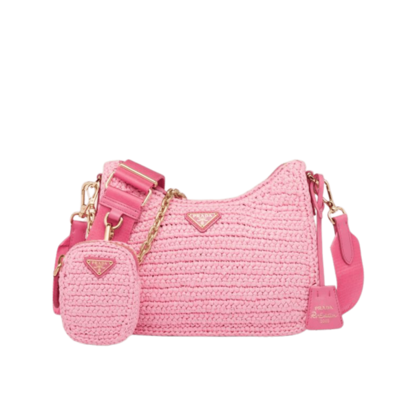 Prada Re-Edition 2005 Raffia Bag