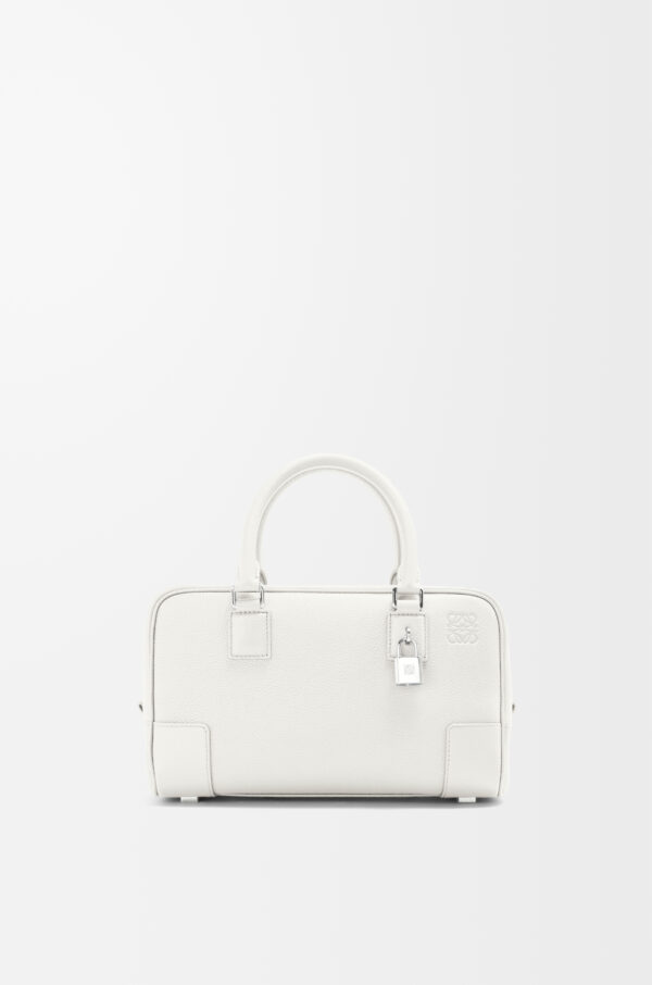 LOEWE Amazona Bag in Soft White Grained Calfskin