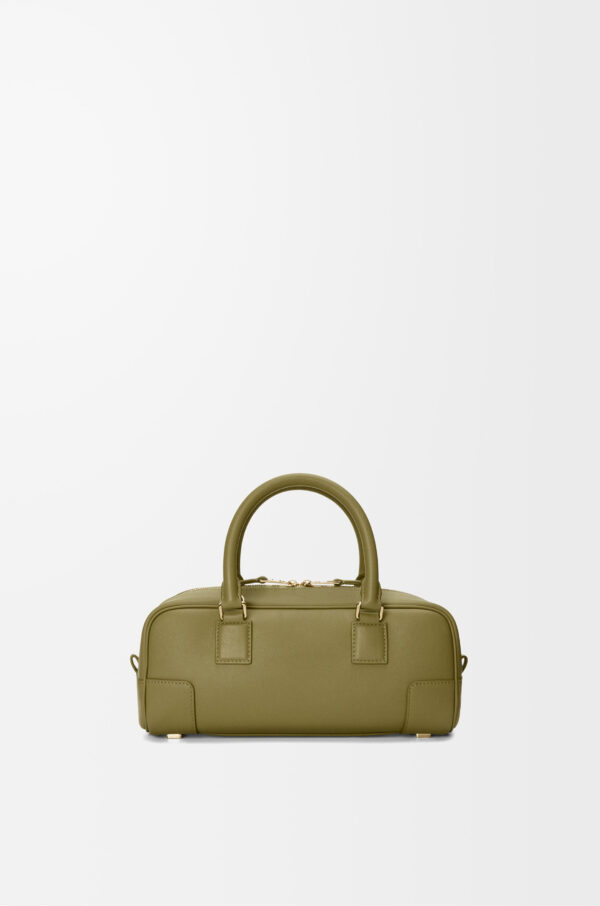 LOEWE Amazona Cropped Bag in Olive Nappa Calfskin - Image 2