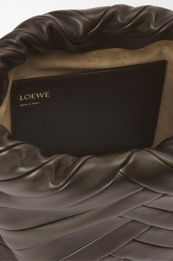 LOEWE Flamenco Purse Medium in Chocolate Mellow Nappa Lambskin - Image 3