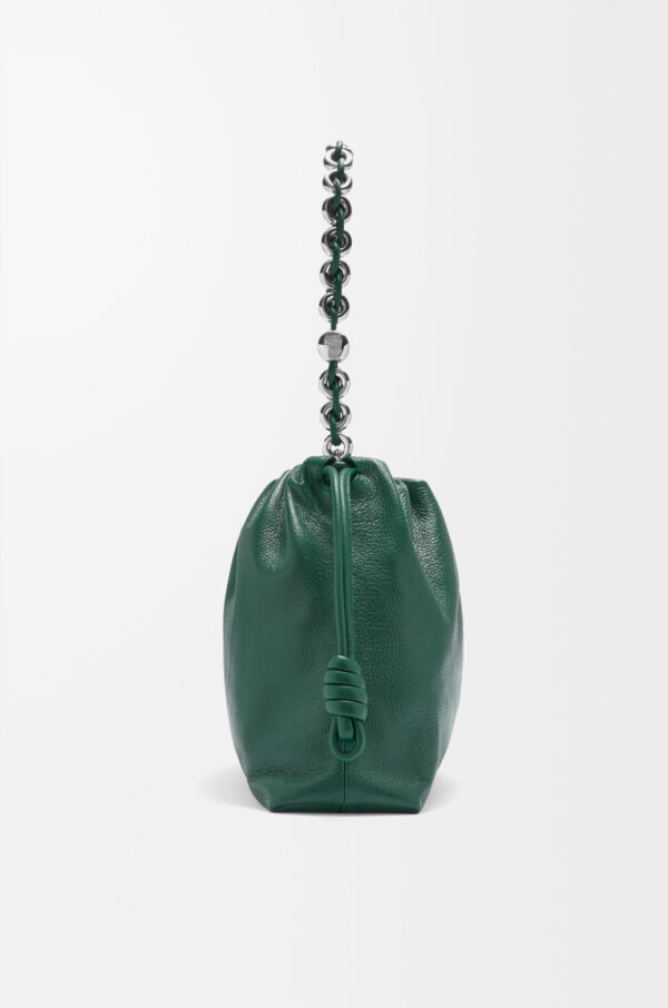 LOEWE Flamenco Purse Large in Evergreen Deerskin - Image 5