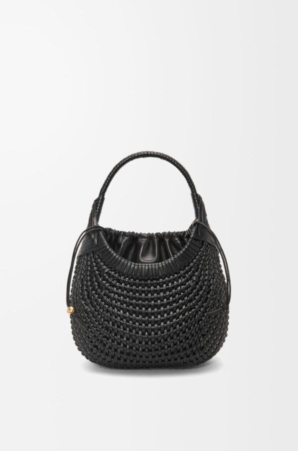 LOEWE Diamond Hobo Bag in Black Nappa Calfskin