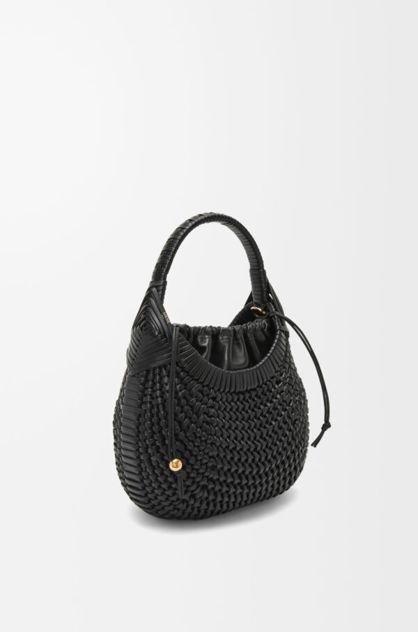LOEWE Diamond Hobo Bag in Black Nappa Calfskin - Image 5