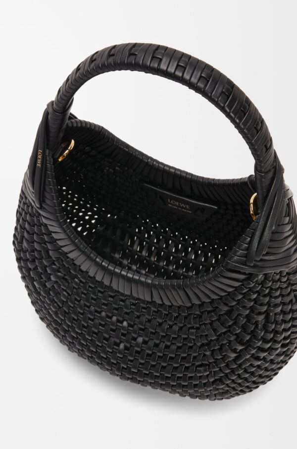 LOEWE Diamond Hobo Bag in Black Nappa Calfskin - Image 3