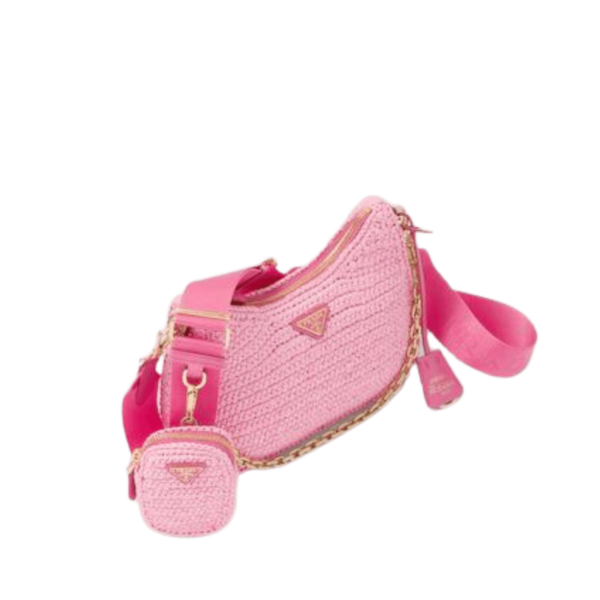 Prada Re-Edition 2005 Raffia Bag - Image 3